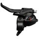 Shimano Versteller (à gauche) avec levier de frein à 3 vitesses Tourney ST-TX800 2-JUNERS NOIR