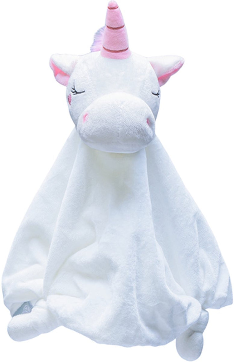 Beeztees peluche chiot licorne - jouet pour chien - peluche - blanc - 33x25x14 cm