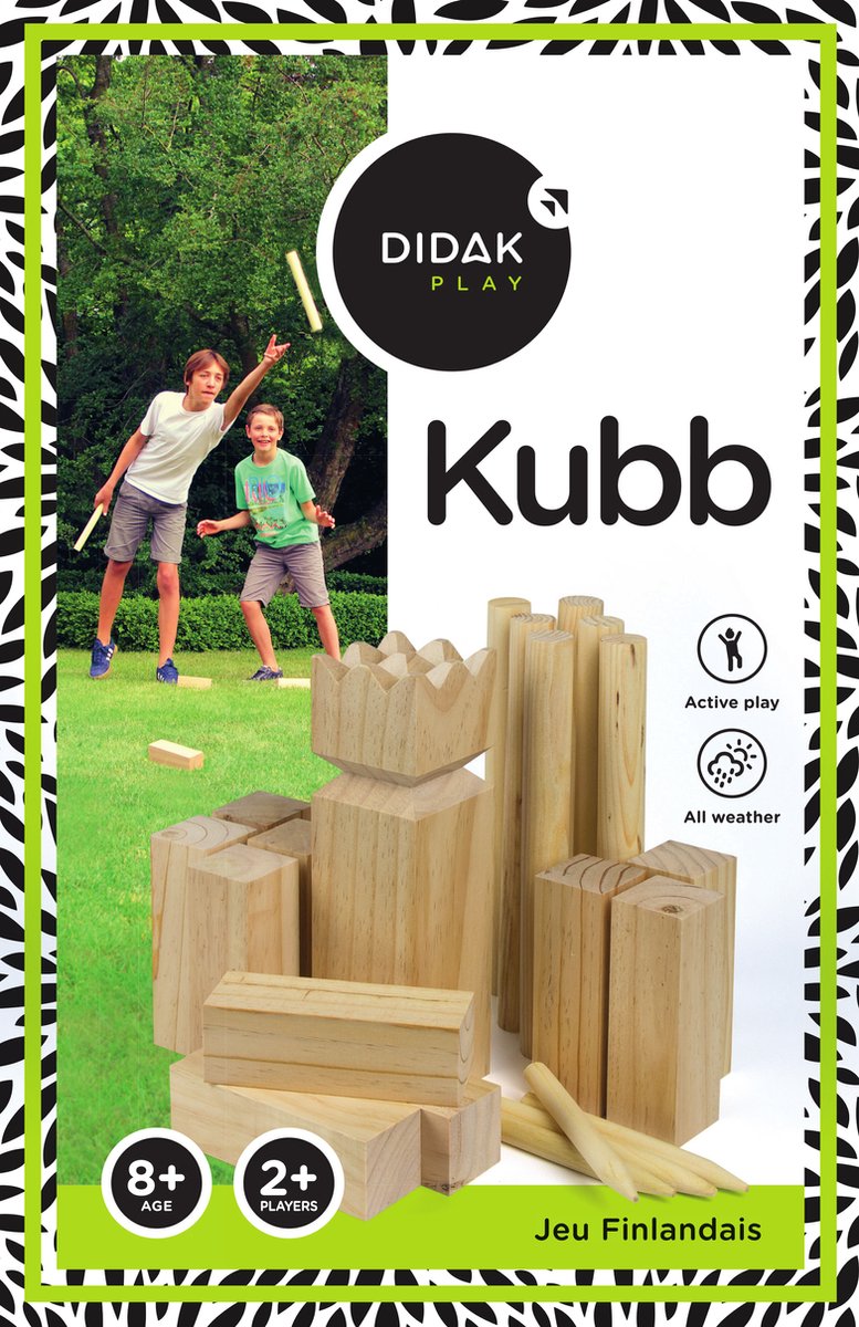 Didak kubb - play-28x7,8x7,8 cm - en bois