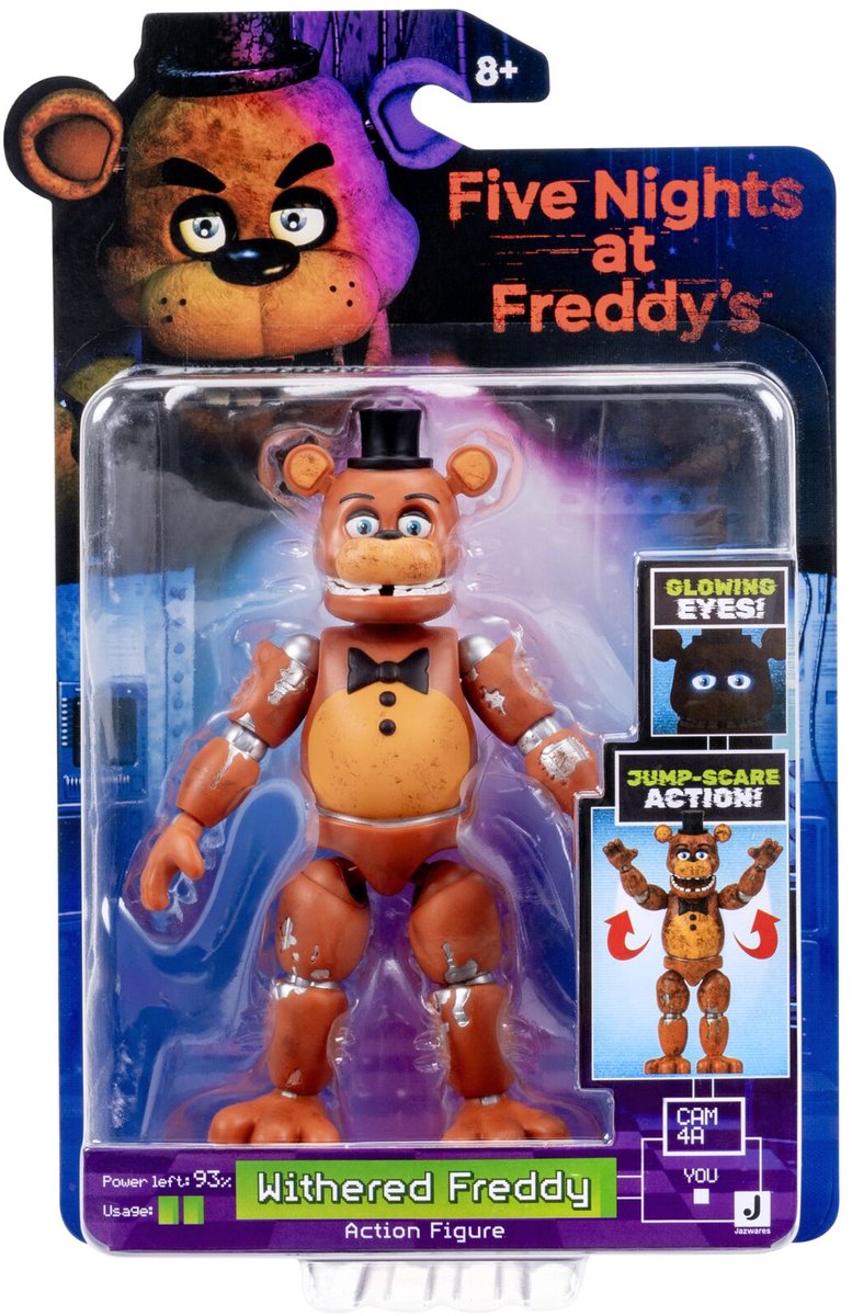 Jazwares cinq nuits chez Freddys Core Figure Pack - Freddy flétri