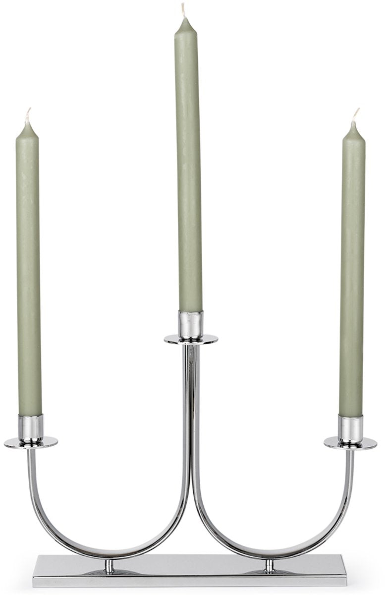 Zilverstad - bougeoir elana 3 feux couleur argent - Astuce cadeau fête des mères !