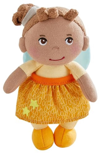 Haba peluche poupée ange gardien houx 15 cm - poupée douce pour bébés.