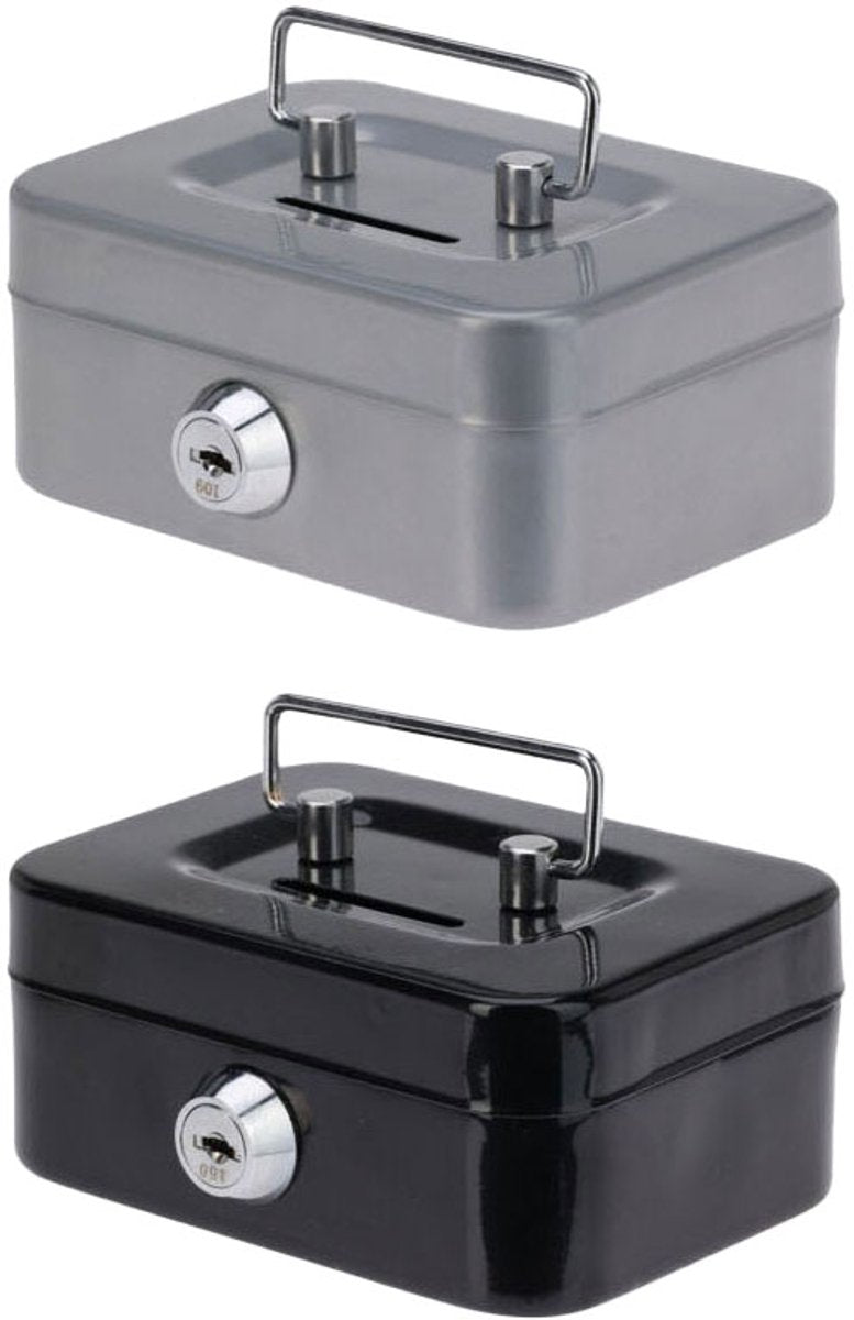 Métal de boîte à argent avec machine à sous