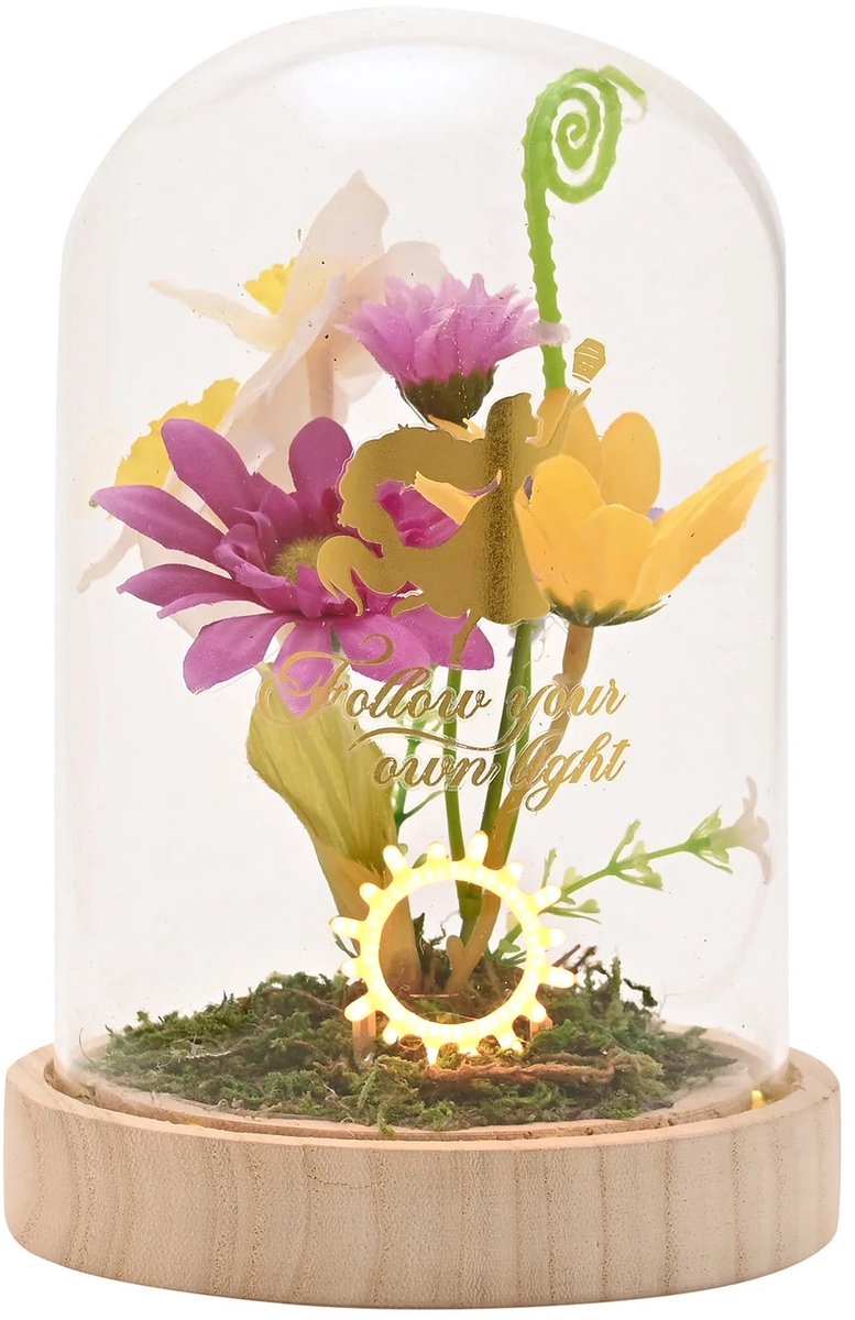 Cloche princesse Disney « Raiponce » avec LED
