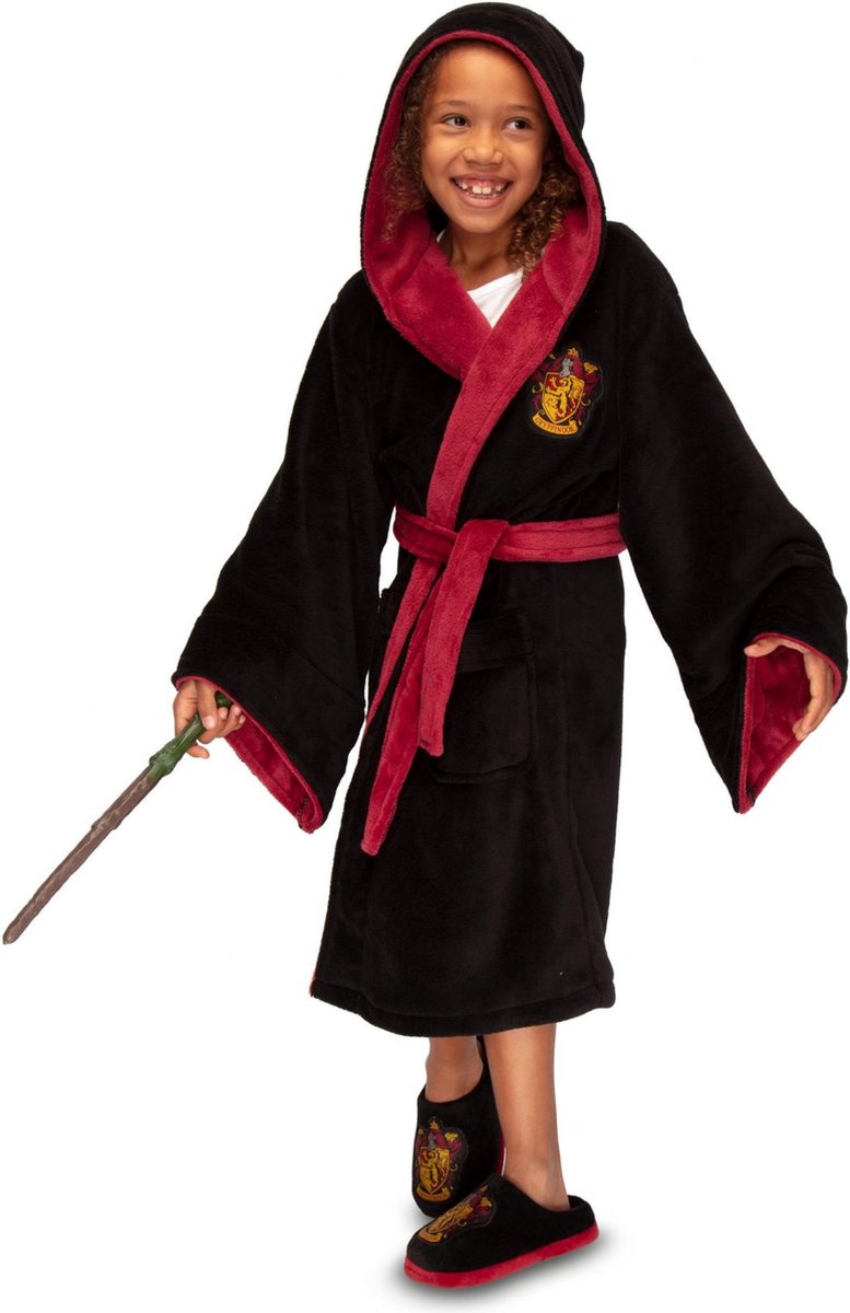 Harry Potter peignoir Gryffondor à capuche surdimensionné série enfants unisexe 7-9 ans (m)