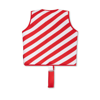 Crabby | Gilet de baignade à rayures blanc rouge 3-6 ans