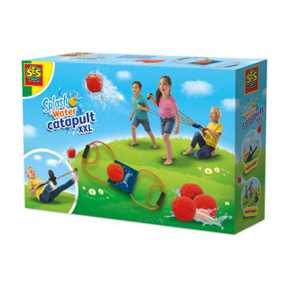 Ses creative - catapulte à eau éclaboussante xxl - tir de balles éclaboussantes - alternative aux ballons d'eau - jouets aquatiques pour enfants - peut être utilisé avec 1 ou 3 personnes