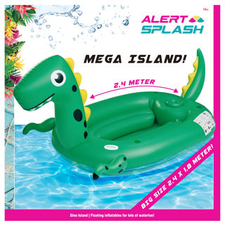 Alerte Alerte Mega Island gonflable 240x180 cm