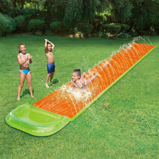 Alerte glissement d'eau d'alerte 549x79 cm vert orange