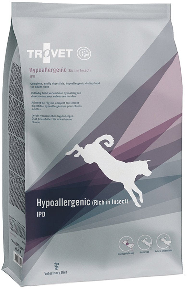 Trovet hypoallergénique ipd (insecte) chien - 3 kg