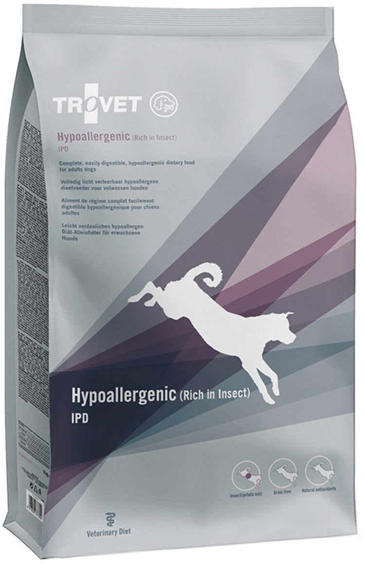 Trovet hypoallergénique ipd (insecte) chien - 3 kg