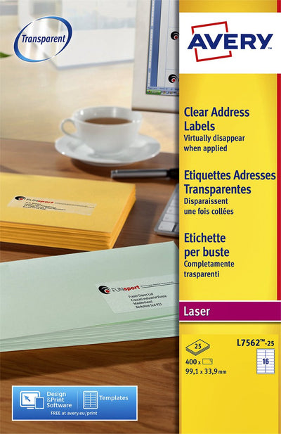 Étiquettes d'adresse Avery l7562-25