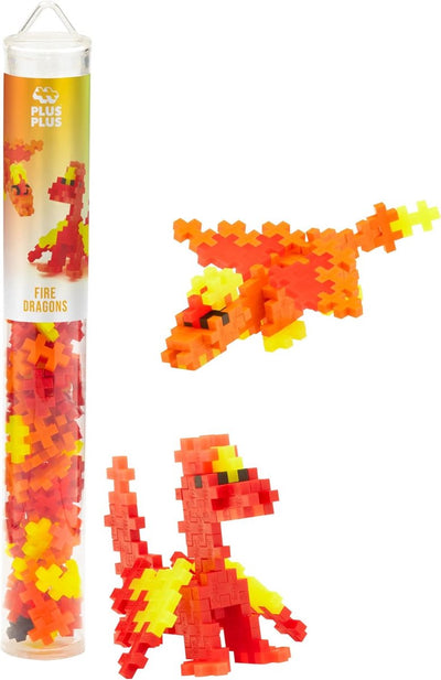 Plus plus plus plus-plus dragons de feu tube de 100 pièces (43745