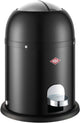Seau à cosmétiques Wesco mini master en noir mat, tôle d'acier thermolaquée, capacité 6 litres, seau intérieur en plastique, pédale