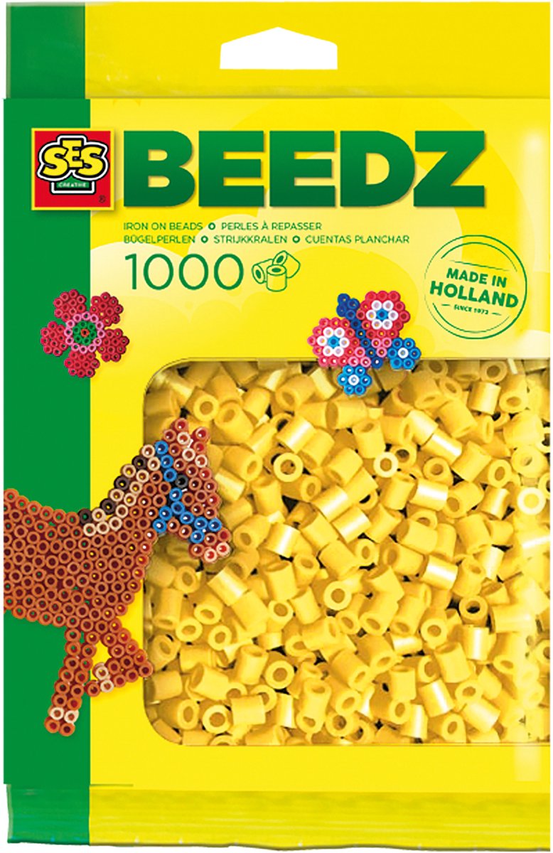 SES Perles de fer - jaune, 1000st.