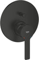 Mitigeur de bain Grohe Lineare nouveau – inverseur 2 voies – Silkmove – noir mat