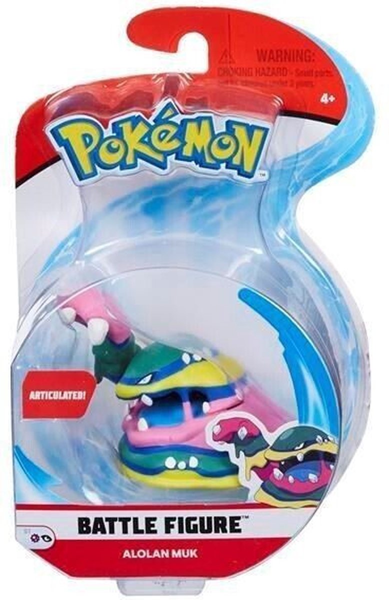Pack de figurines de combat Pokémon Pokémon Alolan Muk