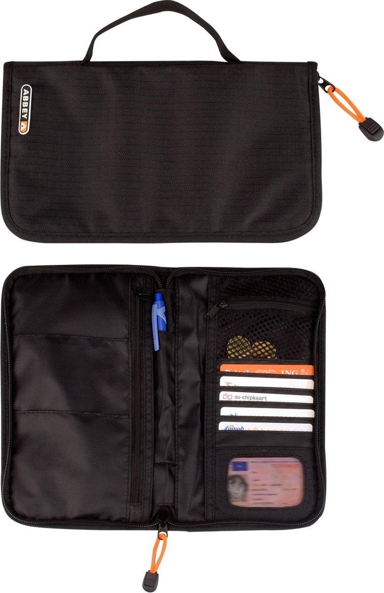 Sac d'accessoires Abbey Camp - organisateur de voyage - noir - env. 25x14x2cm