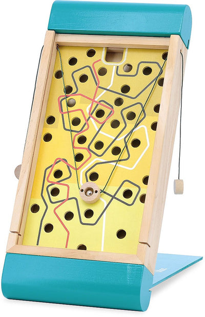 Jeu de labyrinthe en bois Vilac, jeu d'agilité pour enfant, jouet éducatif.