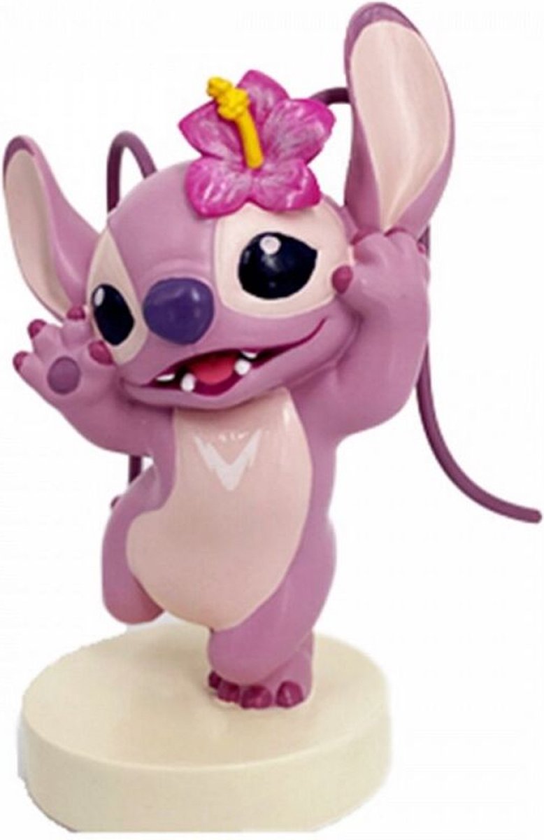 Disney - Stitch et Angel - Angel avec fleur - Enesco - Grand Jesture Studios