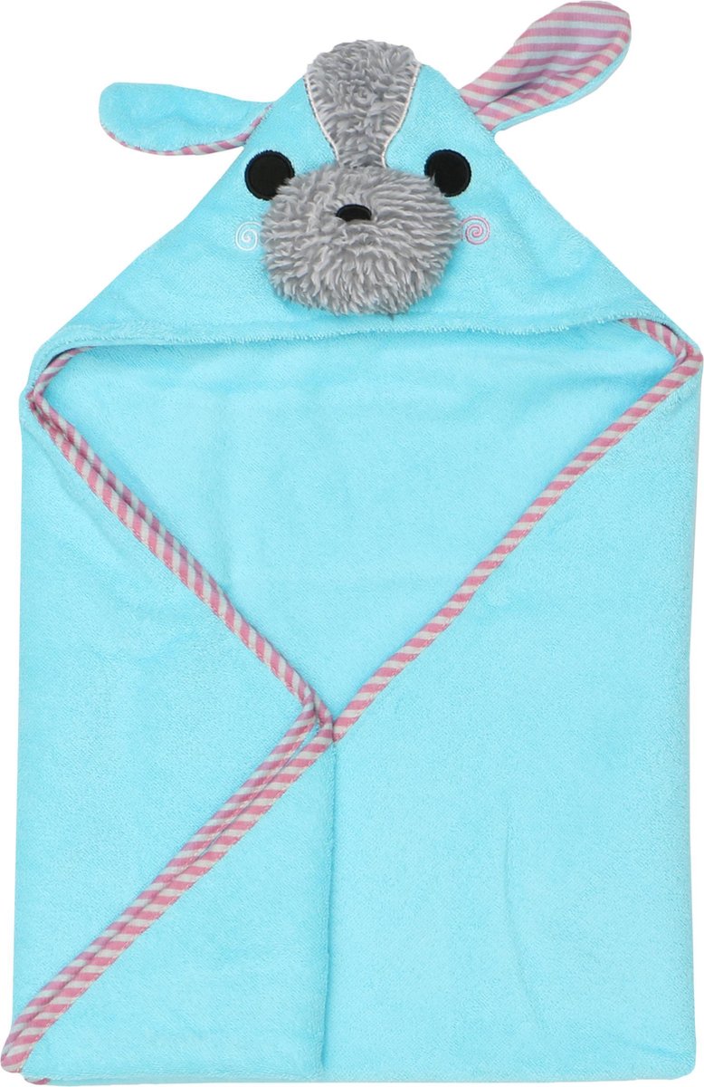 Cape de bain bébé Zoocchini 100% coton - yoko le yorkie