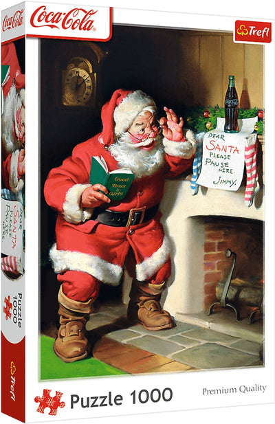 Puzzle de Noël cheminée coca cola - 1000 pcs.
