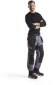 Blåkläder blaklader pantalon de travail x1500 1500-1370 - gris noir - c56