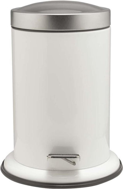 Sealskin acero - poubelle à pédale - 3 litres sur pied - blanc