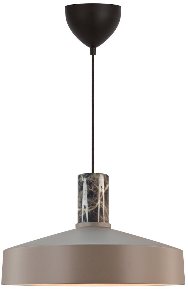Nordlux -elvas marbre-suspension-e27-marron