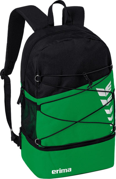 Sac à dos multifonctionnel Erima six ailes avec compartiment inférieur - émeraude | taille : uni