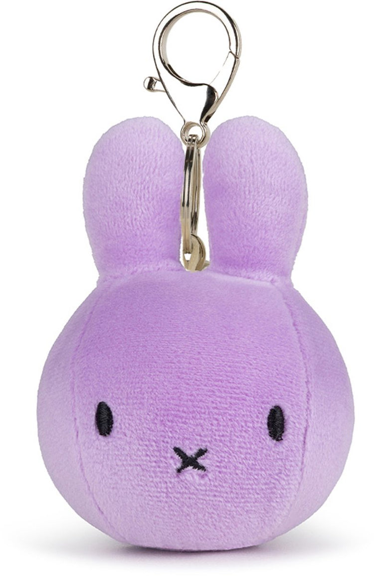 Bon ton toys Miffy - porte-clés boule squish - lilas - 9 cm - 3.5''