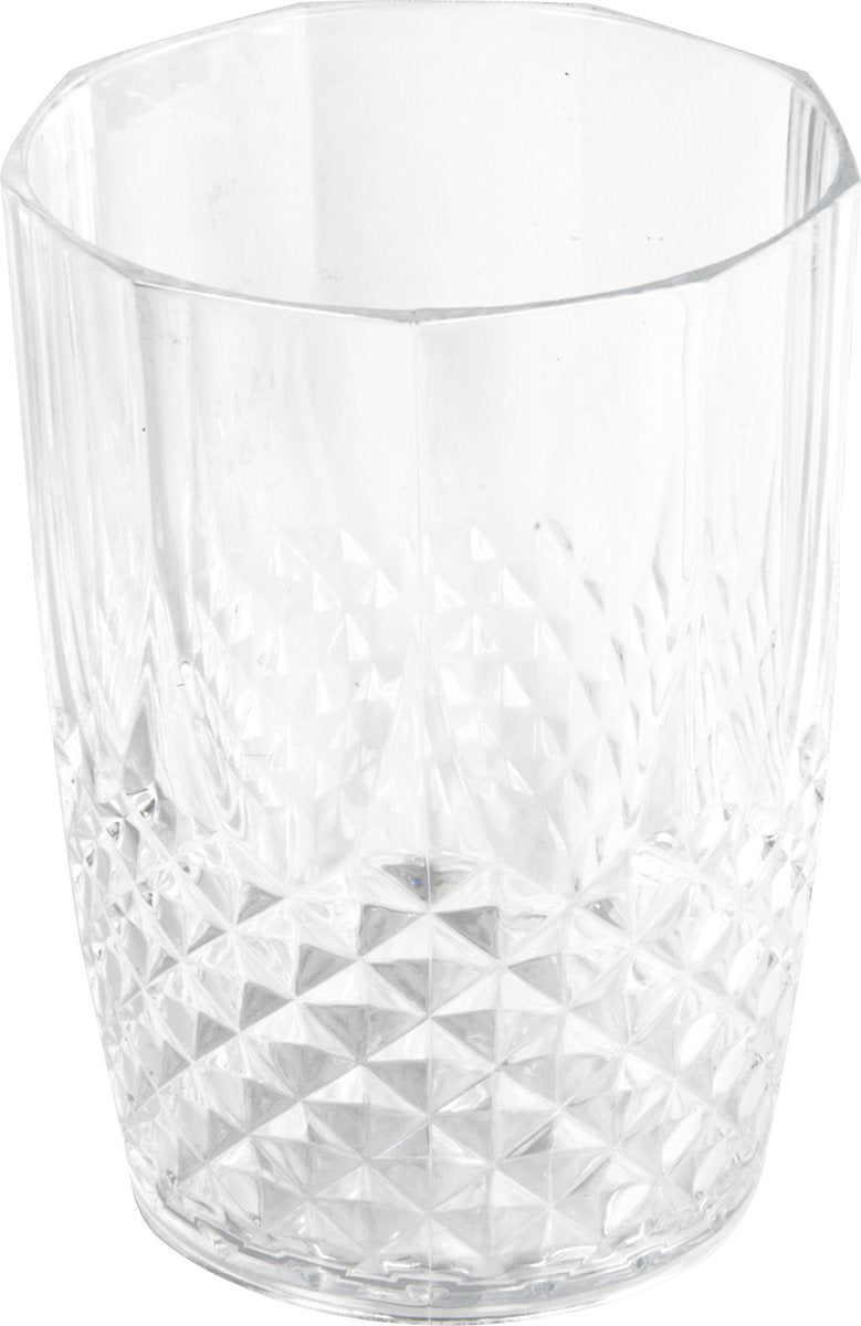 Ensemble de verres à eau Alpina 6 pièces - verres à effet cristal 400 ml - verres à boire durables pour l'eau, les boissons gazeuses et les cocktails - verre