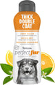 Tropiclean perfectfur - shampoing pour chien - pelage épais et double - 473 ml