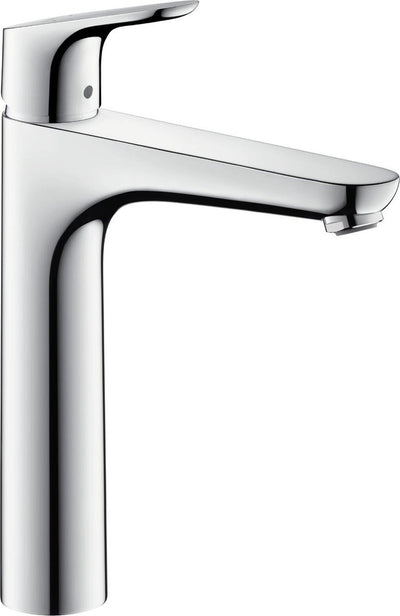 Hansgrohe focus mitigeur de lavabo 190 sans garniture d'écoulement - bec haut - chrome - saillie du bec 159 mm