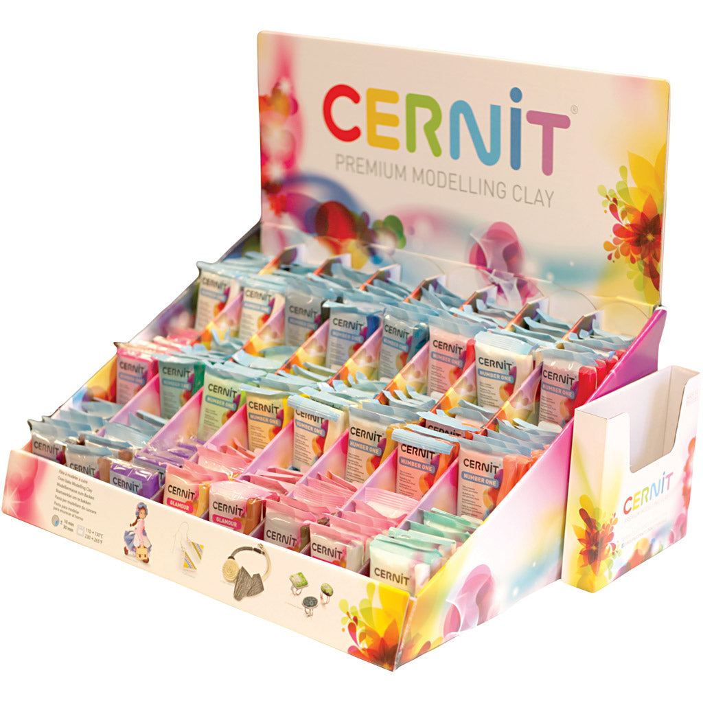 Cernit, différentes couleurs, 24x6 Boîte 1