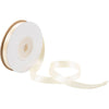 Ruban de satin Creativ company, l: 10 mm, crème, 10 m 1 rouleau