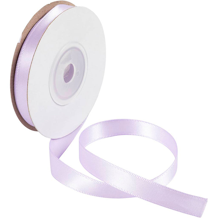 Ruban de satin Creativ company, l: 10 mm, violet clair, 10 m 1 rouleau