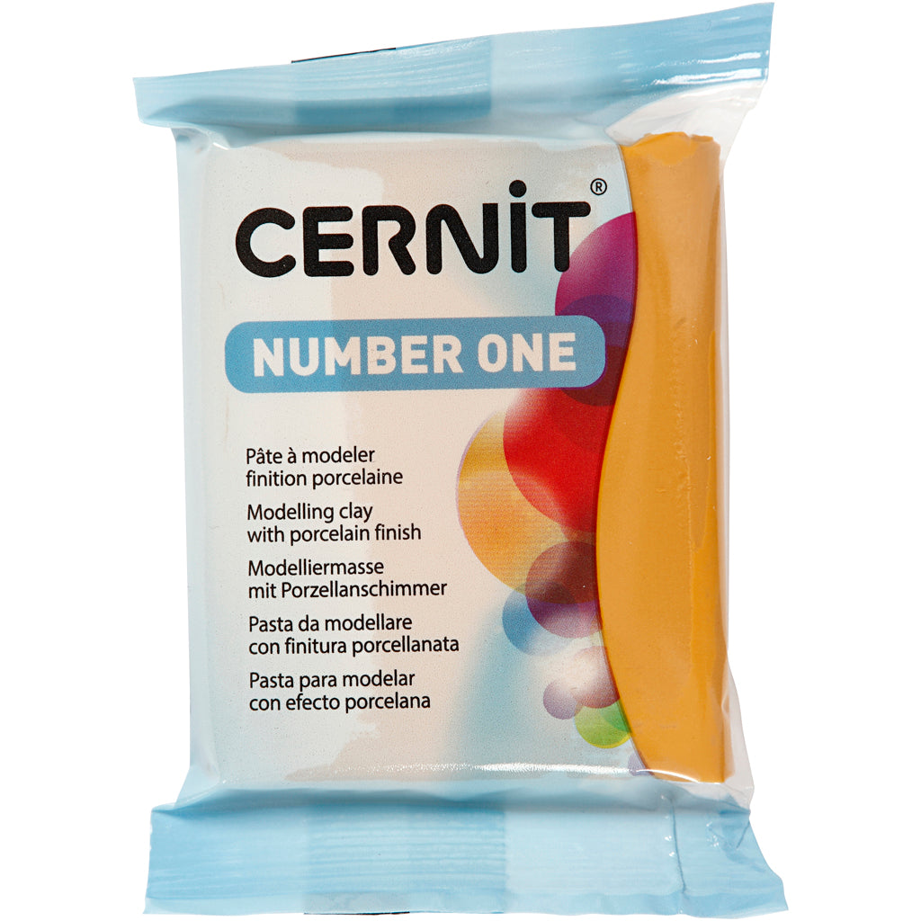 Crétiv Company Cernit Mountain Klei Yellow Ochère, 56 grammes