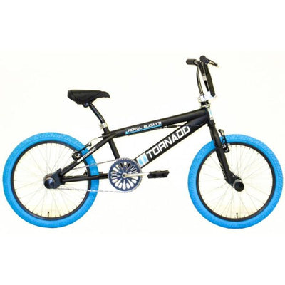 Royal Freestyle 20 Royal Bugatti Mat noir avec des pneus bleus