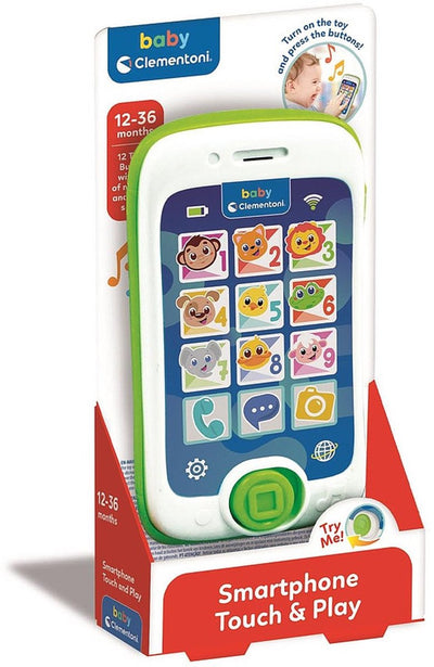 Jouet interactif pour bébé avec smartphone et numéros de couleur Clementoni
