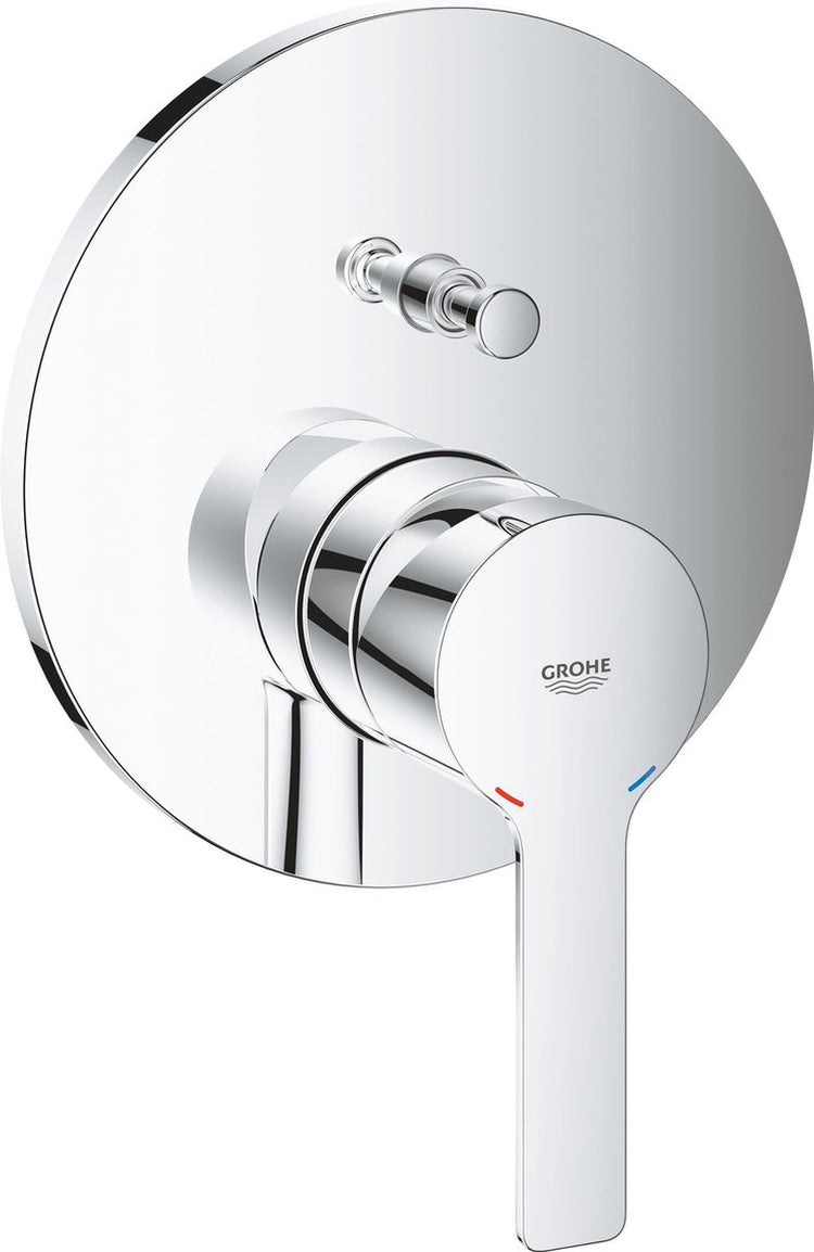 Robinet de douche à encastrer Grohe Lineare - mitigeur de douche - inverseur de bain-douche - chrome