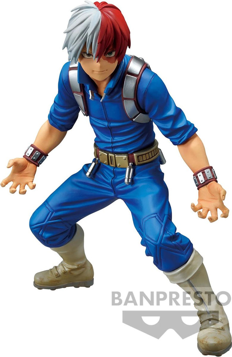 Banpresto co., ltd. my hero academia - pièce super master stars de la chronique banpresto - statue shoto todoroki 21 cm