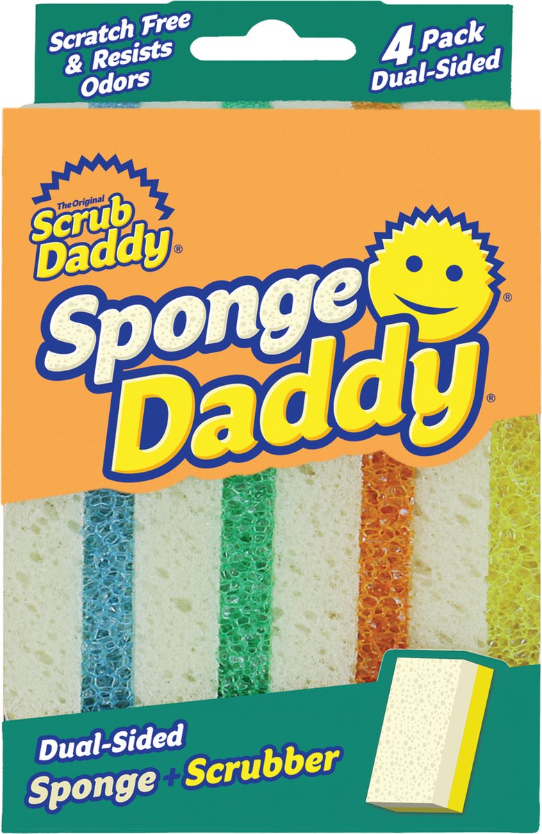 Éponge à récurer Scrub Daddy - Sponge Daddy - 4 couleurs