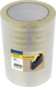 Ruban adhésif pour maison municipale - 12 mm x 66 m - pp - transparent - rétractable à 12 rouleaux - rd-351351-12
