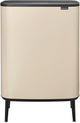 Poubelle Brabantia bo touch bin hi - 60 litres - 1 compartiment - beige doux