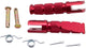 Vparts repose-pieds repose-pieds universel rouge 602rj