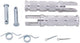 Vicma repose-pieds 601 repose-pieds universel chromé 601pl
