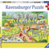 Ravensburger - Puzzle Une journée au zoo 2x24 pièces