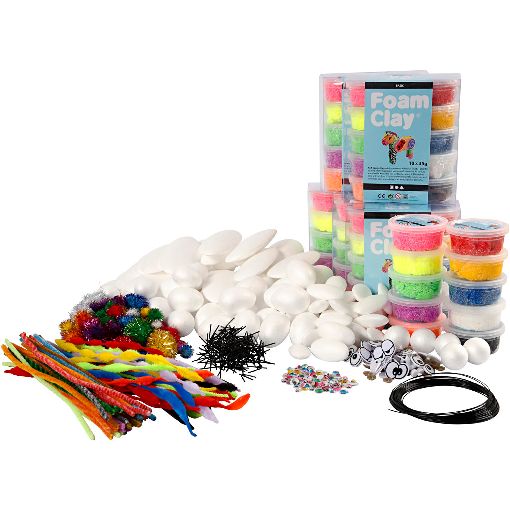 Set de groupe en pâte à modeler ® figurines, 1 boîte