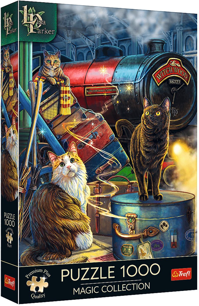 Trefl puzzle collection magique bois de sorcière express 1000 pièces.